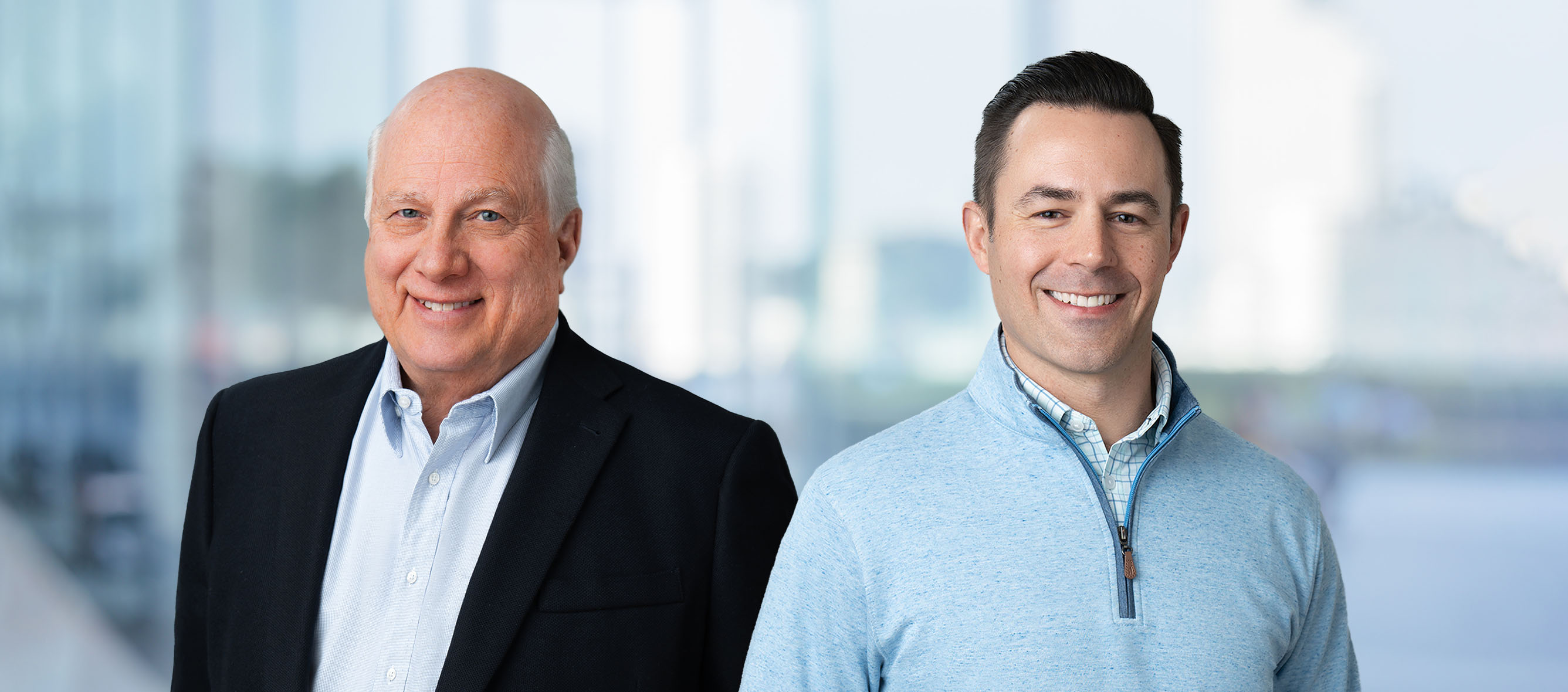 Portrait of Chip Myers and Joel Fischer